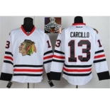 NHL Chicago Blackhawks #13 Carcillo White 2015 Stanley Cup Champions jerseys