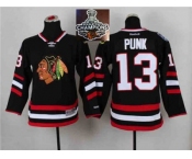 NHL Chicago Blackhawks #13 Punk Black 2014 Stadium Series 2015 Stanley Cup Champions jerseys
