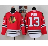 NHL Chicago Blackhawks #13 Punk Red 2014 Stadium Series 2015 Stanley Cup Champions jerseys
