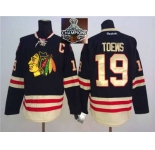 NHL Chicago Blackhawks #19 Jonathan Toews 2015 Winter Classic Black 2015 Stanley Cup Champions jerseys