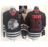 NHL Chicago Blackhawks #19 Jonathan Toews Black Ice 2015 Stanley Cup Champions jerseys