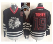 NHL Chicago Blackhawks #19 Jonathan Toews Black Ice 2015 Stanley Cup Champions jerseys