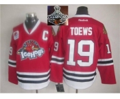 NHL Chicago Blackhawks #19 Jonathan Toews Red Icehogs 2015 Stanley Cup Champions jerseys