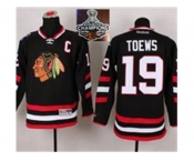 NHL Chicago Blackhawks #19 Jonathan Toews(C patch) Black 2014 Stadium Seriesn 2015 Stanley Cup Champions jerseys