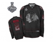 NHL Chicago Blackhawks #2 Duncan Keith Black Accelerator 2015 Stanley Cup Stitched Jerseys