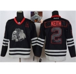NHL Chicago Blackhawks #2 Duncan Keith Black Ice 2015 Stanley Cup Champions jerseys