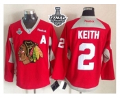NHL Chicago Blackhawks #2 Duncan Keith Red Practice 2015 Stanley Cup Stitched Jerseys