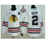 NHL Chicago Blackhawks #2 Duncan Keith White 2015 Winter Classic 2015 Stanley Cup Stitched Jerseys