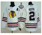 NHL Chicago Blackhawks #2 Duncan Keith White 2015 Winter Classic 2015 Stanley Cup Stitched Jerseys