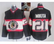 NHL Chicago Blackhawks #21 Stan Mikita Black New Third 2015 Stanley Cup Champions jerseys
