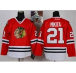 NHL Chicago Blackhawks #21 Stan Mikita Red 2015 Stanley Cup Champions jerseys