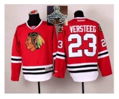 NHL Chicago Blackhawks #23 Kris Versteeg Red 2014 Stadium Series 2014 Stadium Series 2015 Stanley Cup Champions jerseys