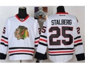 NHL Chicago Blackhawks #25 stalberg White 2015 Stanley Cup Champions jerseys
