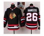 NHL Chicago Blackhawks #26 Michal Handzus Black 2014 Stadium Series 2015 Stanley Cup Champions jerseys