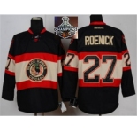 NHL Chicago Blackhawks #27 Jeremy Roenick Black New Third 2015 Stanley Cup Champions jerseys