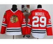 NHL Chicago Blackhawks #29 Bickell Red 2015 Stanley Cup Champions jerseys
