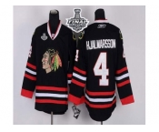 NHL Chicago Blackhawks #4 Nikals Hjalmarsson Black 2015 Stanley Cup Stitched Jerseys
