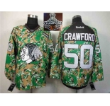 NHL Chicago Blackhawks #50 Corey Crawford Black Ice 2015 Stanley Cup Champions jerseys