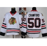 NHL Chicago Blackhawks #50 Crawford White 2015 Stanley Cup Champions jerseys