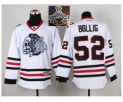 NHL Chicago Blackhawks #52 Brandon BOLLIG White(White Skull) 2014 Stadium Series 2015 Stanley Cup Champions jerseys
