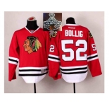 NHL Chicago Blackhawks #52 Brandon Bollig Red 2014 Stadium Series 2015 Stanley Cup Champions jerseys