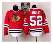 NHL Chicago Blackhawks #52 Brandon Bollig Red 2014 Stadium Series 2015 Stanley Cup Champions jerseys