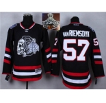 NHL Chicago Blackhawks #57 Van RIEMSDYK Black (White Skull) 2014 Stadium Series 2015 Stanley Cup Champions jerseys