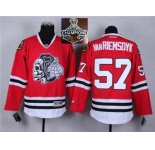 NHL Chicago Blackhawks #57 Van RIEMSDYK Red(White Skull) 2014 Stadium Series 2015 Stanley Cup Champions jerseys