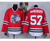 NHL Chicago Blackhawks #57 Van RIEMSDYK Red(White Skull) 2014 Stadium Series 2015 Stanley Cup Champions jerseys