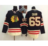 NHL Chicago Blackhawks #65 Andrew Shaw 2015 Winter Classic black 2015 Stanley Cup Champions jerseys