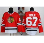 NHL Chicago Blackhawks #67 Frolik Red 2015 Stanley Cup Champions jerseys