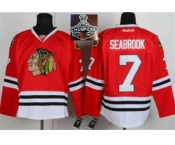 NHL Chicago Blackhawks #7 Chelios Red 2015 Stanley Cup Champions jerseys