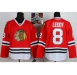 NHL Chicago Blackhawks #8 Nick Leddy Red 2015 Stanley Cup Champions jerseys