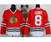 NHL Chicago Blackhawks #8 Nick Leddy Red 2015 Stanley Cup Champions jerseys