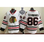 NHL Chicago Blackhawks #86 Teuvo Teravainen white 2015 Stanley Cup Stitched Jerseys