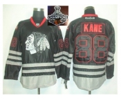 NHL Chicago Blackhawks #88 PATRICK KANE Black Ice 2015 Stanley Cup Champions jerseys