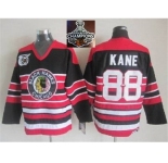 NHL Chicago Blackhawks #88 PATRICK KANE Red Black 75TH CCM 2015 Stanley Cup Champions jerseys
