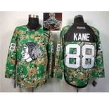 NHL Chicago Blackhawks #88 Patrick Kane Camo Veterans Day Practice 2015 Stanley Cup Champions jerseys