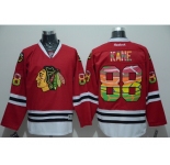 NHL Chicago Blackhawks #88 Patrick Kane Printing red jerseys