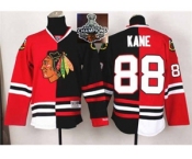 NHL Chicago Blackhawks #88 Patrick Kane Red Black Split 2015 Stanley Cup Champions jerseys