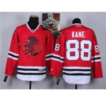 NHL Chicago Blackhawks #88 Patrick Kane Red(Red Skull) 2014 Stadium Series 2015 Stanley Cup Champions jerseys
