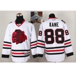 NHL Chicago Blackhawks #88 Patrick Kane White(Red Skull) 2014 Stadium Series 2015 Stanley Cup Champions jerseys
