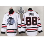 NHL Chicago Blackhawks #88 Patrick Kane White(White Skull) 2015 Stanley Cup Stitched Jerseys