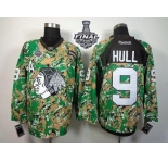 NHL Chicago Blackhawks #9 Bobby Hull Camo Veterans Day Practice 2015 Stanley Cup Stitched Jerseys
