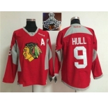NHL Chicago Blackhawks #9 Bobby Hull Red Practice 2015 Stanley Cup Champions jerseys
