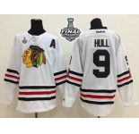 NHL Chicago Blackhawks #9 Bobby Hull White 2015 Winter Classic 2015 Stanley Cup Stitched Jerseys
