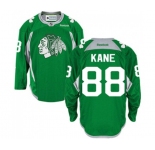Reebok Chicago Blackhawks #88 Patrick Kane Authentic Green Practice NHL Jersey