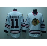 nhl chicago blackhawks #11 madden  white