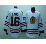 nhl chicago blackhawks #16 ladd white
