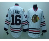 nhl chicago blackhawks #16 ladd white